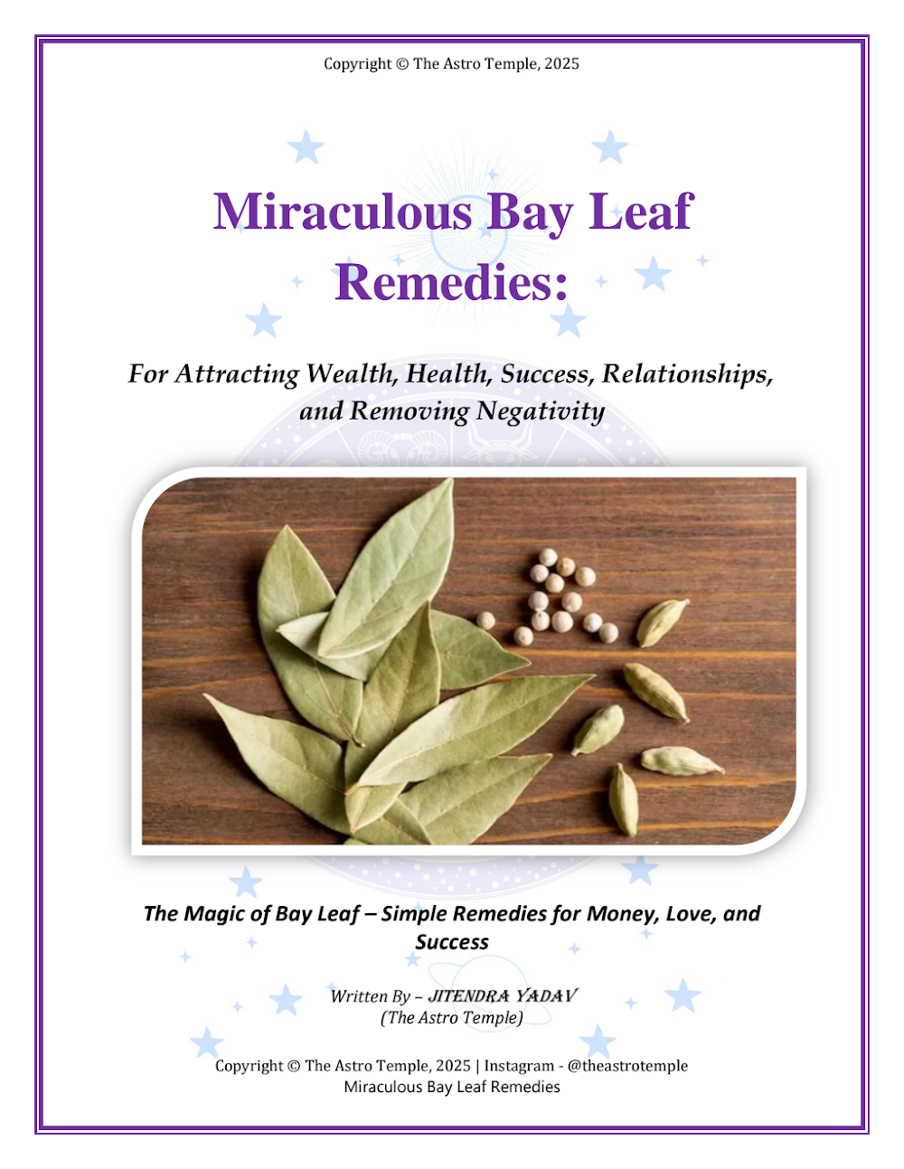 Cover of Miraculous Bay Leaf Remedies
