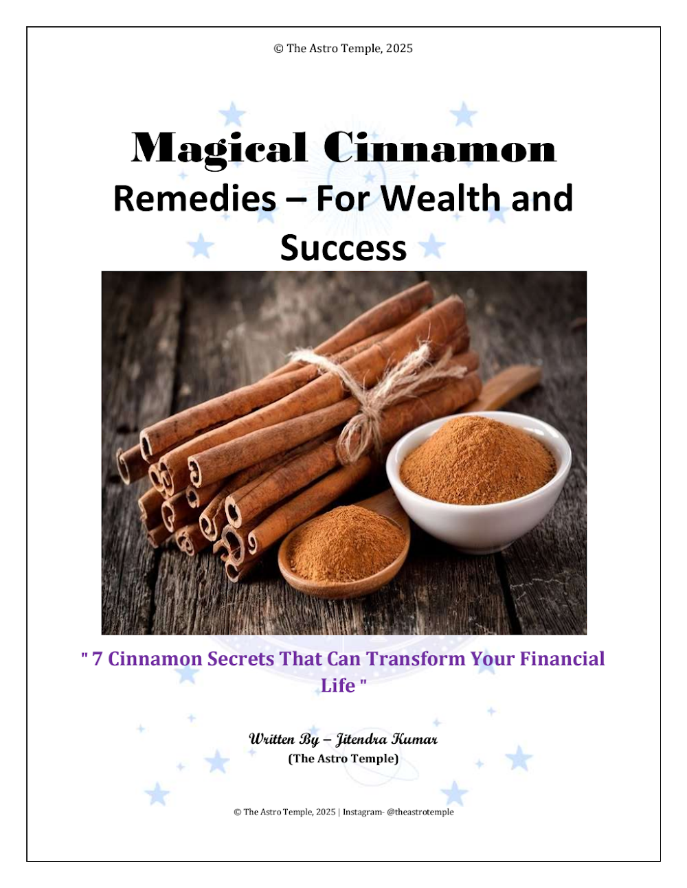 Cover of Magical Cinnamon Remedies