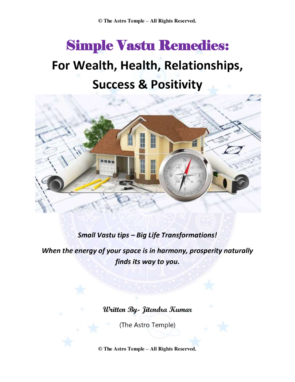Cover of Simple Vastu Remedies